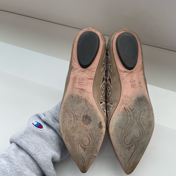 Jean michel cazabat cut out pointy toe flats - Picture 4 of 6